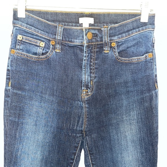 J.CREW mid-rise toothpick jeans in Point Lake wash in women’s size 25 - Picture 3 of 11